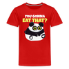 You Gonna Eat That Funny Panda Kids' Premium T-Shirt - red