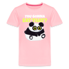 You Gonna Eat That Funny Panda Kids' Premium T-Shirt - pink