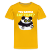 You Gonna Eat That Funny Panda Kids' Premium T-Shirt - sun yellow