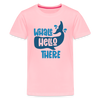 Whale Hello There Whale Pun Kids' Premium T-Shirt - pink