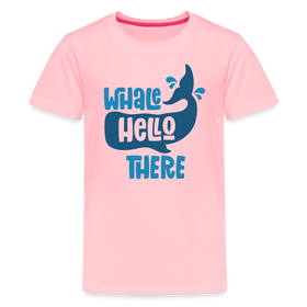 Whale Hello There Whale Pun Kids' Premium T-Shirt