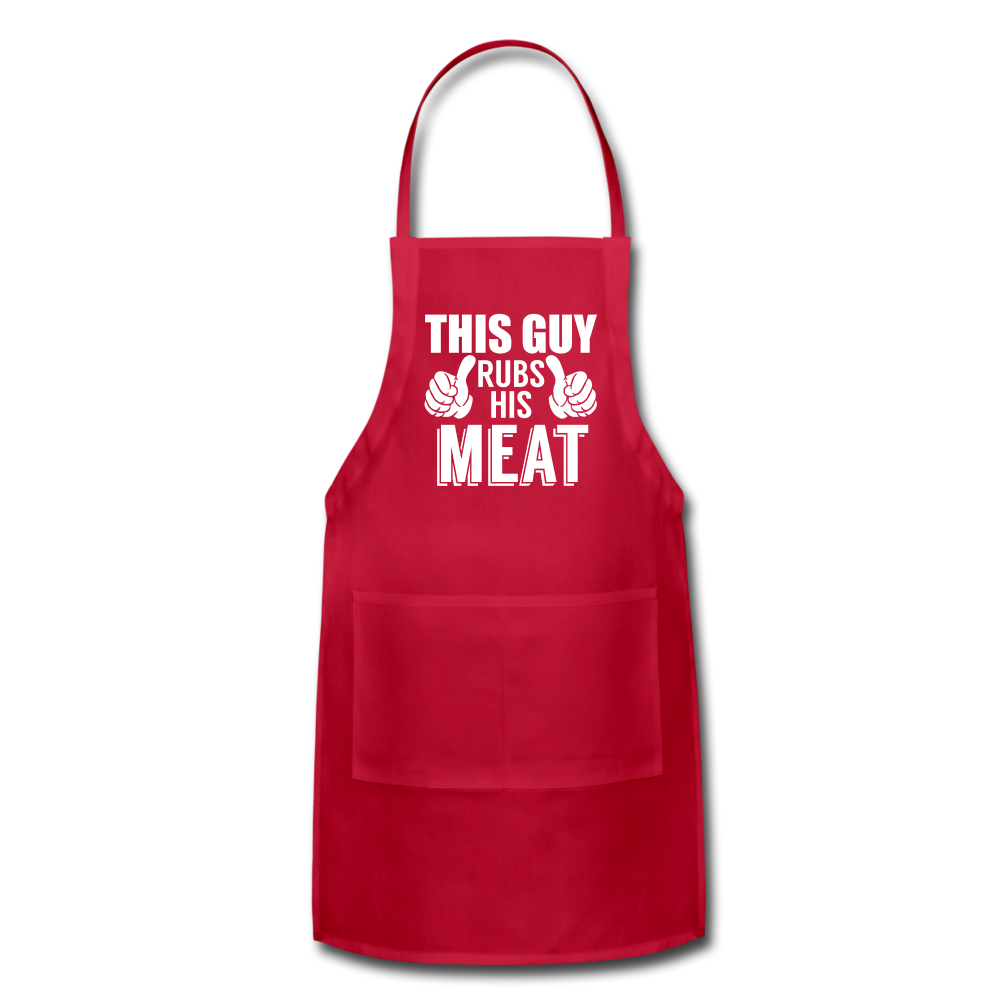 I Like My Meat Rubbed Apron - 12 Paw Designs