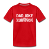 Dad Joke Survivor Kids' Premium T-Shirt - red