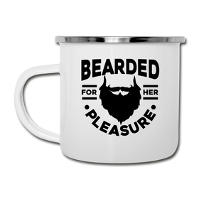 Bearded for Her Pleasure Funny Camper Mug