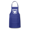 Bearded for Her Pleasure Funny Adjustable Apron - royal blue