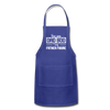 You Say Dad Bod I Say Father Figure Funny Fathers Day Adjustable Apron - royal blue
