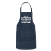 You Say Dad Bod I Say Father Figure Funny Fathers Day Adjustable Apron - navy