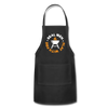 Real Men Play With Fire Funny BBQ Adjustable Apron - black