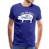 I Like Pig Butts and I Cannot Lie Funny BBQ Men's Premium T-Shirt - royal blue