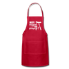 May I Suggest The Sausage Funny BBQ Adjustable Apron - red