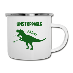 Unstoppable T-Rex Dinosaur Camper Mug