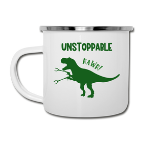 Unstoppable T-Rex Dinosaur Camper Mug