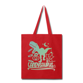 Candysaurus T-Rex Halloween Tote Bag