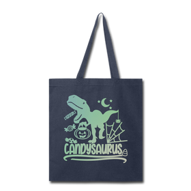 Candysaurus T-Rex Halloween Tote Bag