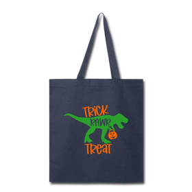 Trick Rawr Treat Dinosaur Halloween Tote Bag