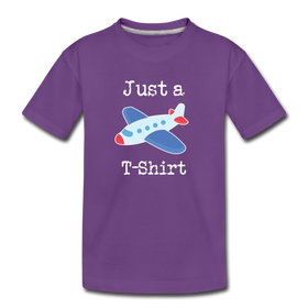 Just a Plane T-Shirt Airplane Pun Kids' Premium T-Shirt
