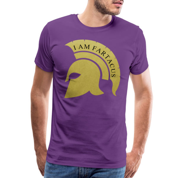 I Am Fartacus Men's Premium T-Shirt - purple