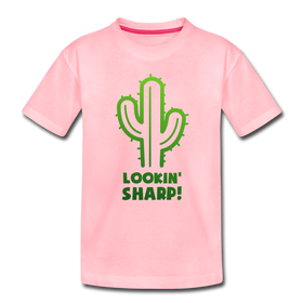 Lookin' Sharp! Cactus Pun Toddler Premium T-Shirt