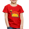 Funny Dinosaur TacoSaurus Toddler Premium T-Shirt