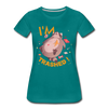 I'm Trashed Funny Raccoon Women’s Premium T-Shirt