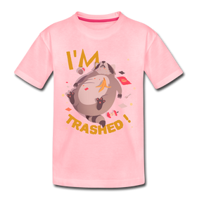 I'm Trashed Funny Raccoon Toddler Premium T-Shirt