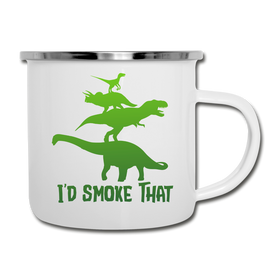I'd Smoke That Dinosaur BBQ Camper Mug