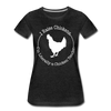 Chicken Tender Funny Women’s Premium T-Shirt - charcoal grey