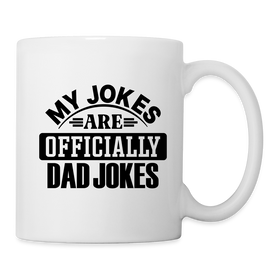My Jokes Are Officially Dad Jokes New Dad Coffee/Tea Mug