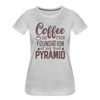 Coffee Is The Foundation Of My Food Pyramid Women’s Premium T-Shirt