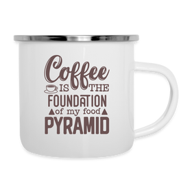 Coffee Is The Foundation Of My Food Pyramid Camper Mug