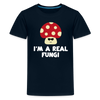 I'm a Real Fungi Pun Kids' Premium T-Shirt - deep navy
