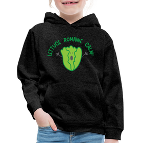 Lettuce Romaine Calm! Food Pun Kids‘ Premium Hoodie