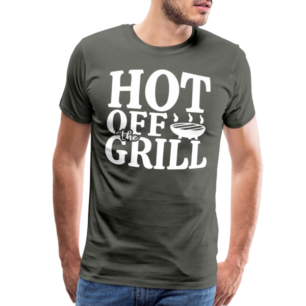 Hot Off The Grill Men's Premium T-Shirt - asphalt gray