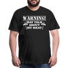 Warning May Talk About my Meat Men's Premium T-Shirt