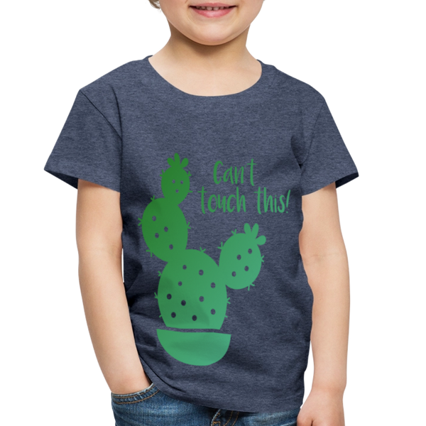 Can't Touch This! Cactus Pun Toddler Premium T-Shirt - heather blue