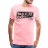 Bad Puns That's How Eye Roll Premium T-Shirt - pink