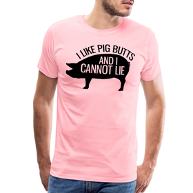 I Like Pig Butts and I Cannot Lie Funny BBQ Men's Premium T-Shirt