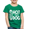 Hot Diggity Dog Funny Grilling Toddler Premium T-Shirt - kelly green