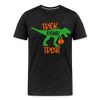 Trick Rawr Treat Dinosaur Halloween Men's Premium T-Shirt - charcoal grey