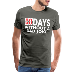 00 Days Without a Dad Joke Men's Premium T-Shirt