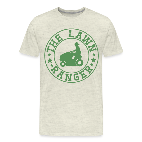 The Lawn Ranger Men's Premium T-Shirt - heather oatmeal