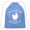 Cluck Around and Find Out Chicken Cotton Drawstring Bag