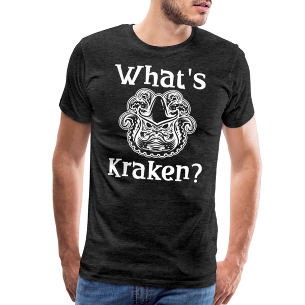 What's Kraken? Men's Premium T-Shirt - charcoal grey