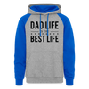 Dad Life is the Best Life Colorblock Hoodie