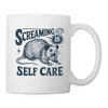 Screaming is Self Care Possum Funny Coffee/Tea Mug