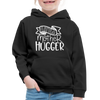 Little Mother Hugger Funny Kids‘ Premium Hoodie - black
