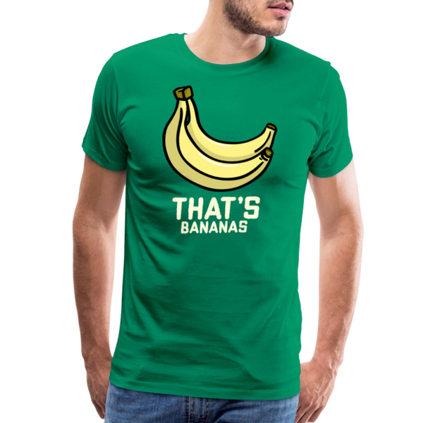 Cute That's Bananas Men's Premium T-Shirt - kelly green