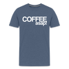 Funny Coffee ASAP! Men's Premium T-Shirt - heather blue