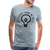 Physics Turns Me On Funny Geek Men's Premium T-Shirt - heather ice blue