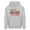 You're Bacon Me Crazy Heavy Blend Adult Hoodie - heather gray